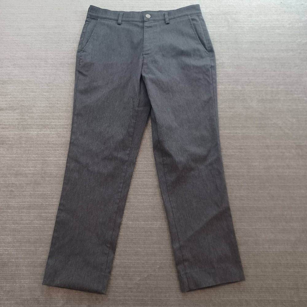 Mizzen‎ Main Pants Men 30x28 Gray Baron Chino Lightweight Performance Trouser